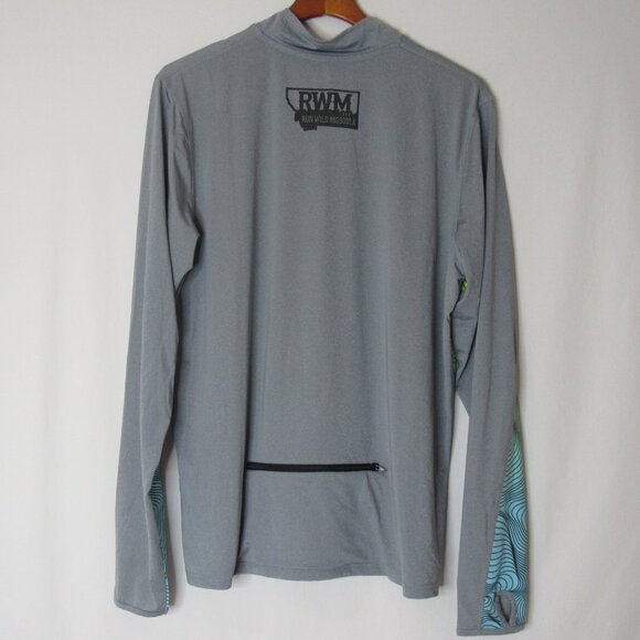 Missoula Marathon 1/2 Zip Long Sleeve Sport Running Tee Women's XL XLarge - Picture 8 of 9